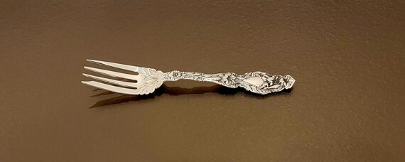 Salad Fork - Lily by Whiting Sterling Silver