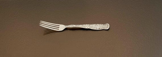 Fork - Mono KLM - Rose aka Bug by J.B. Knowles Sterling Silver