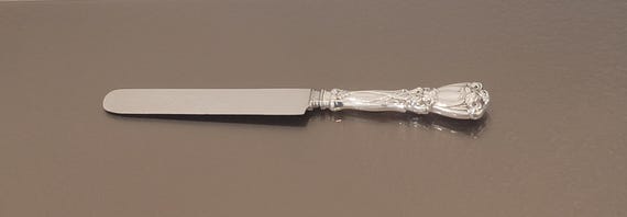 Dinner Knife - Sterling Handle/Silver Plate Blade - Iris by Durgin