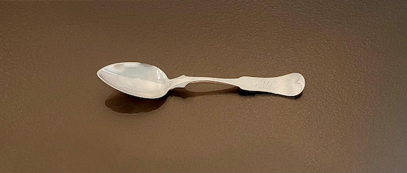 Coin Silver St. Louis, Missouri Serving Spoon circa 1840