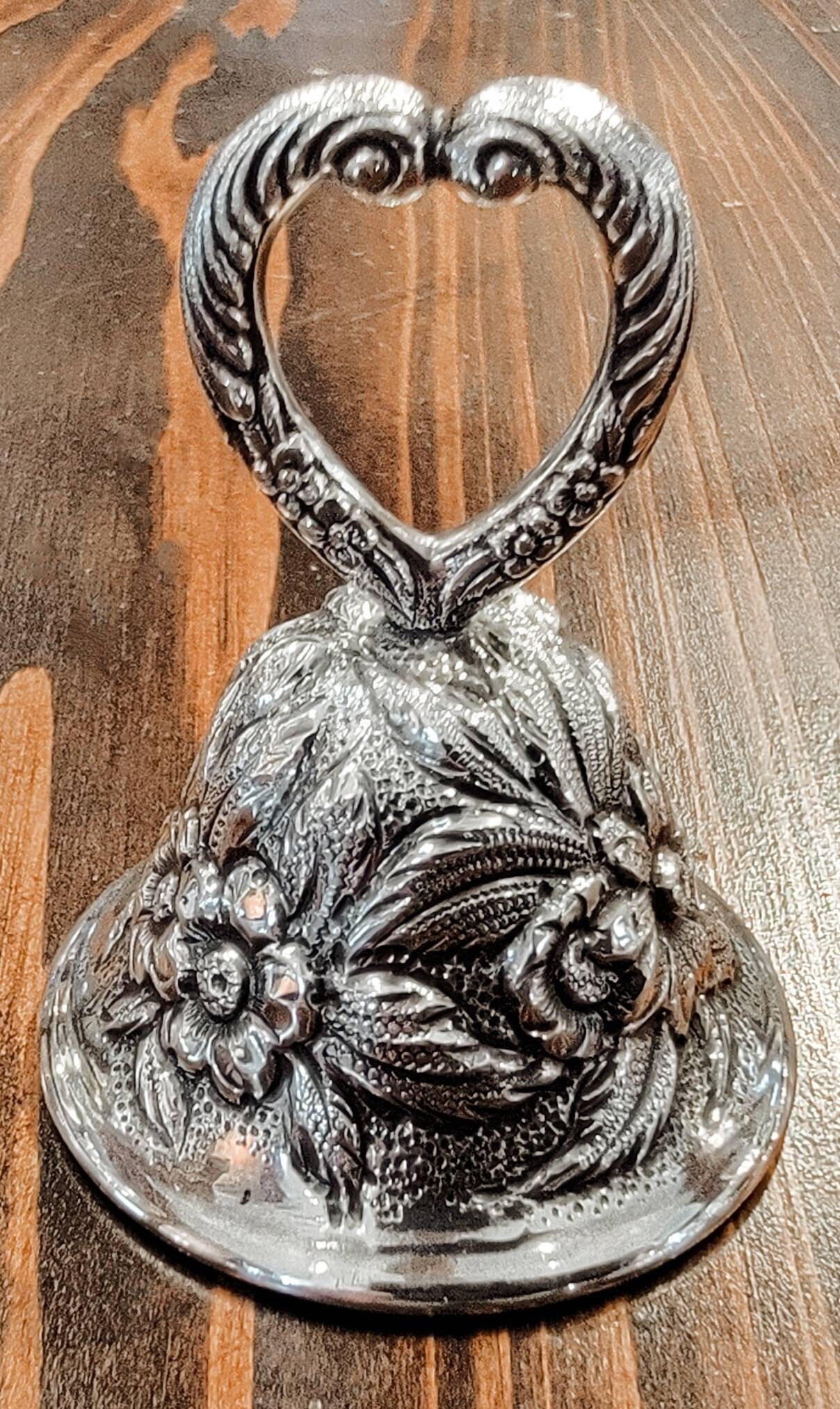 Repousse by S. Kirk & Son Sterling Silver Bell