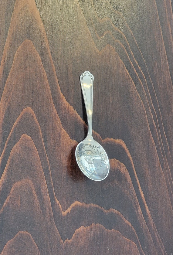 Sterling Silver Baby Birth Record Spoon by Webster Co.