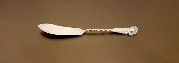 Master Butter Knife - No. 26 Peony by Whiting Sterling Silver