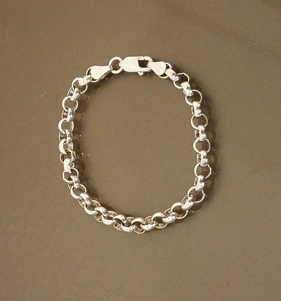 Sterling Silver Charm Bacelet 7"