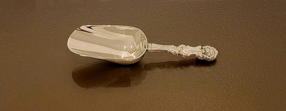 Ice Scoop - Lion by Frank Smith Sterling Silver Handle