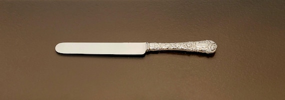 Dinner Knife - Mono LKK - Chrysanthemum by Durgin Sterling Silver Handle