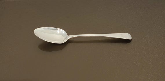 1807 London Sterling Silver Tablespoon – 8-3/4” – Moses Levy – George III Duty Mark – Monogram MWS – Antique Georgian Flatware