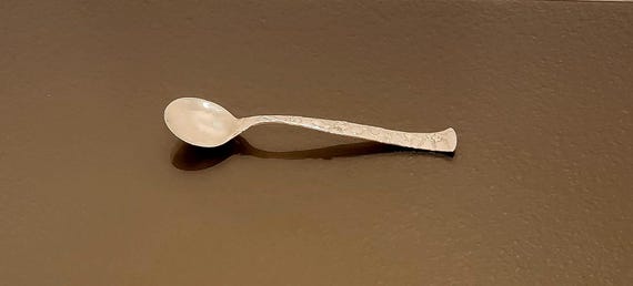 Old Style Ice Cream Spoon - Mono S - Vine by Tiffany Sterling Silver