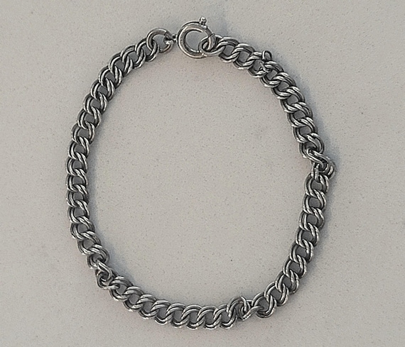 Sterling Silver Charm Bracelet 7"