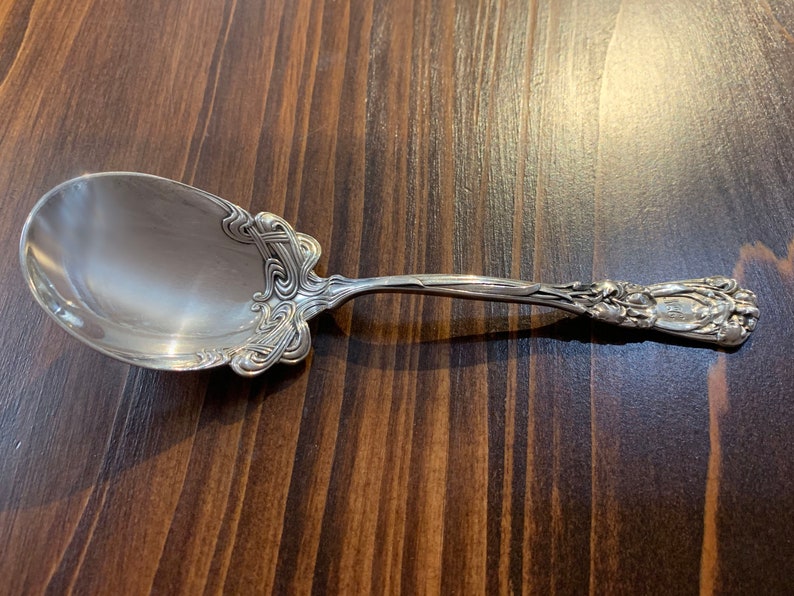 Iris by Durgin Sterling Silver Sugar Spoon