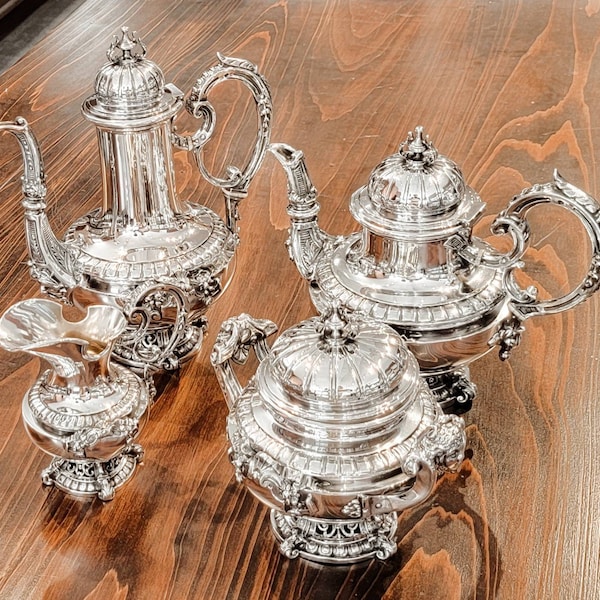 Silver Tea Set Etsy