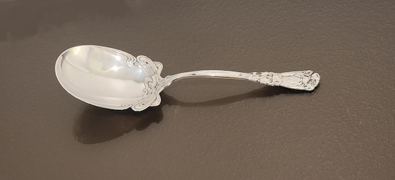 Berry Spoon- Mono R - Iris by Durgin Sterling Silver