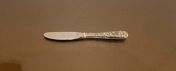 Butter Spreader - Repousse by Kirk Sterling Handle