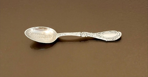 Blissfield Michigan Sterling Silver Souvenir Spoon by Reed & Barton