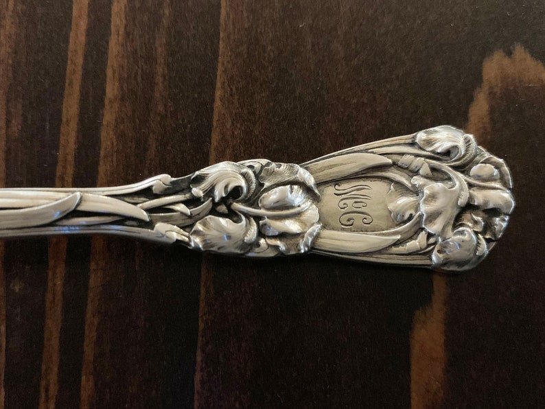 Iris by Durgin Sterling Silver Sugar Spoon