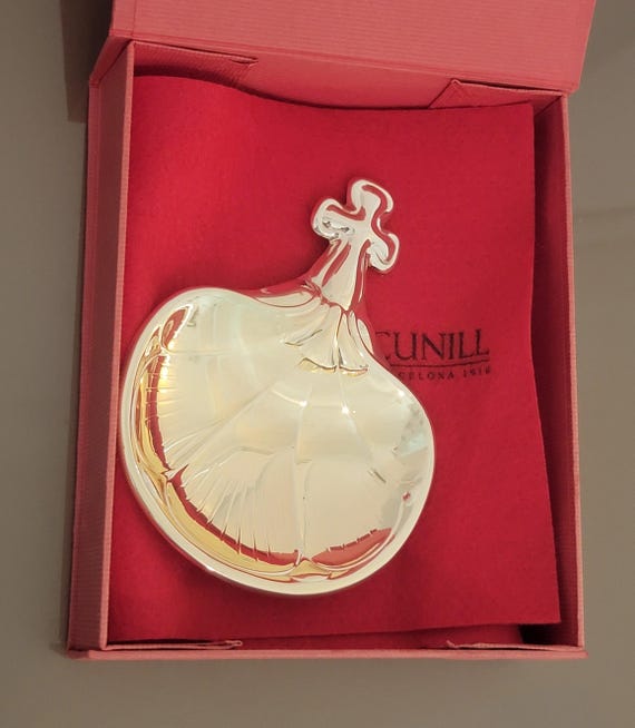 Silverplated Baptismal Shell- Cunill Silversmiths - Discounted 1/2 Price! Blemish on underside