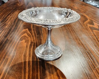 Repousse by Kirk Sterling Silver Compote