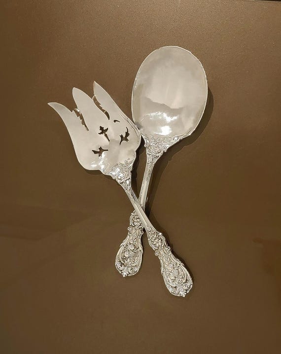 Salad Serving Set - Francis I by Reed & Barton Sterling Silver