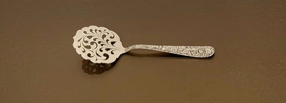 Tomato Server - Hand Pierced- Repousse by S. Kirk & Son Sterling Silver