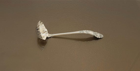 Cream/Sauce Ladle mono "KMS" - Renaissance by Tiffany Sterling Silver