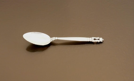 Oval Soup Spoon 6-3/4" - Acorn by Georg Jensen Sterling Silver