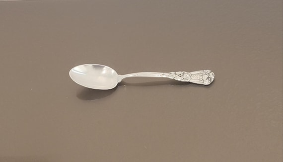 Teaspoon - Mono "P" - Iris by Durgin Sterling Silver