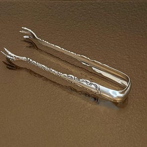 Large Sugar Tongs - Louis XV by Whiting Sterling Silver