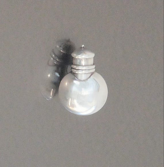 Sterling Silver Perfume Bottle Clip/Pendant