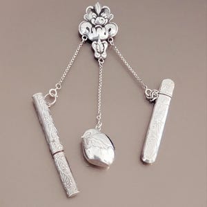 Sterling Silver Sewing Chatelaine