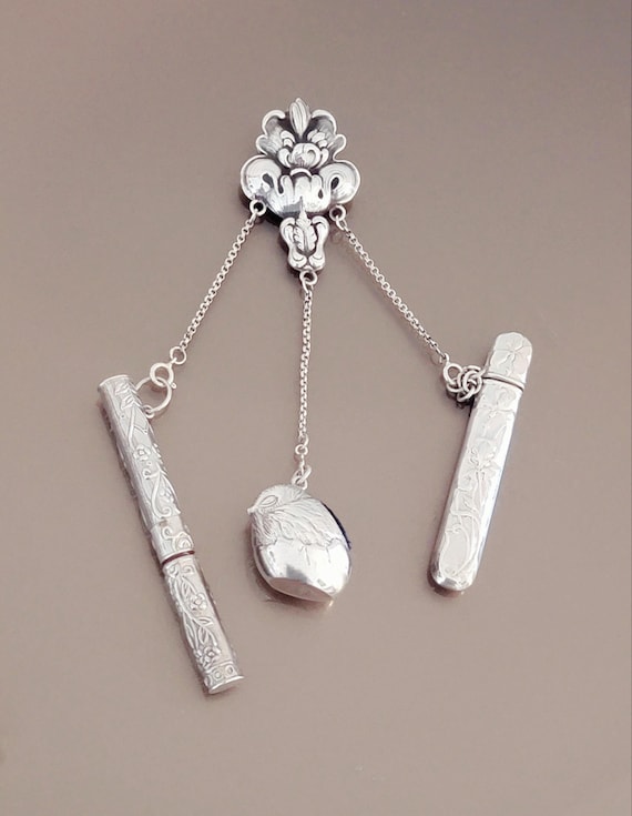 Sterling Silver Sewing Chatelaine