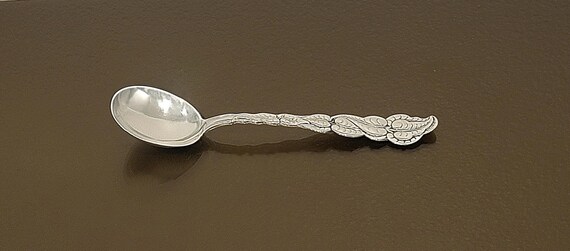 Large Gumbo Spoon - Ailanthus by Tiffany Sterling Silver