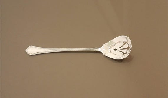 Pierced Olive Spoon - Putnam by Wallace Sterling Silver