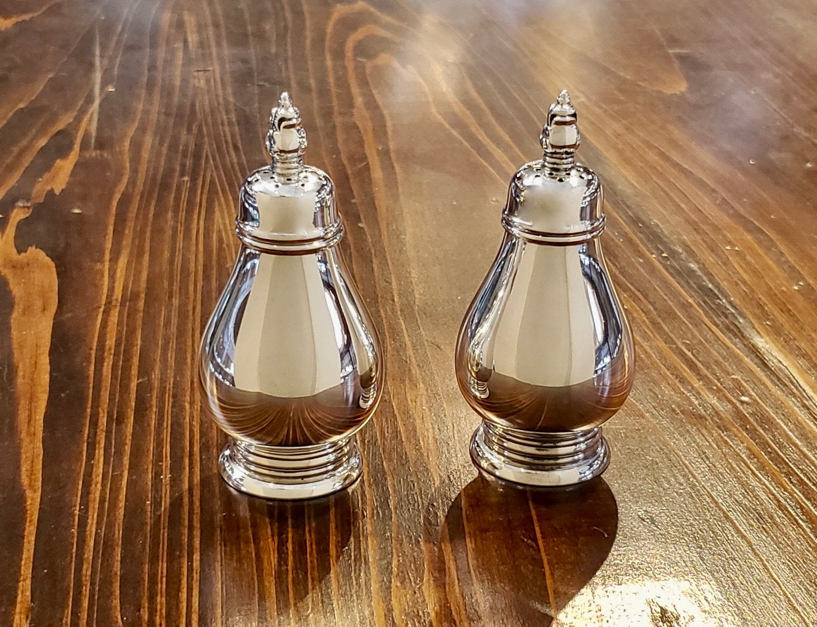 Royal Danish Sterling Salt & Pepper Shaker Set