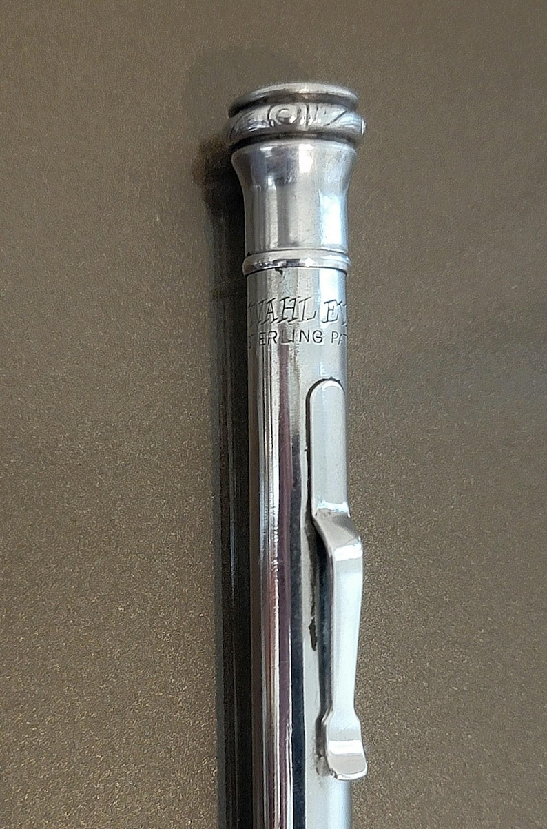 Vintage Wahl Eversharp Sterling Silver Mechanical Pencil | Art Deco Propelling Pencil | Antique Sterling Writing Instrument | Desk Accessory image 2