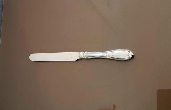 Solid Coin Silver circa 1860 Tea Knife by John Cook of NY