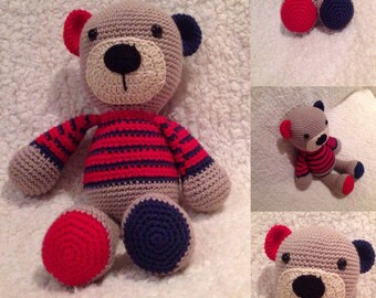 Crochet teddy bear toy