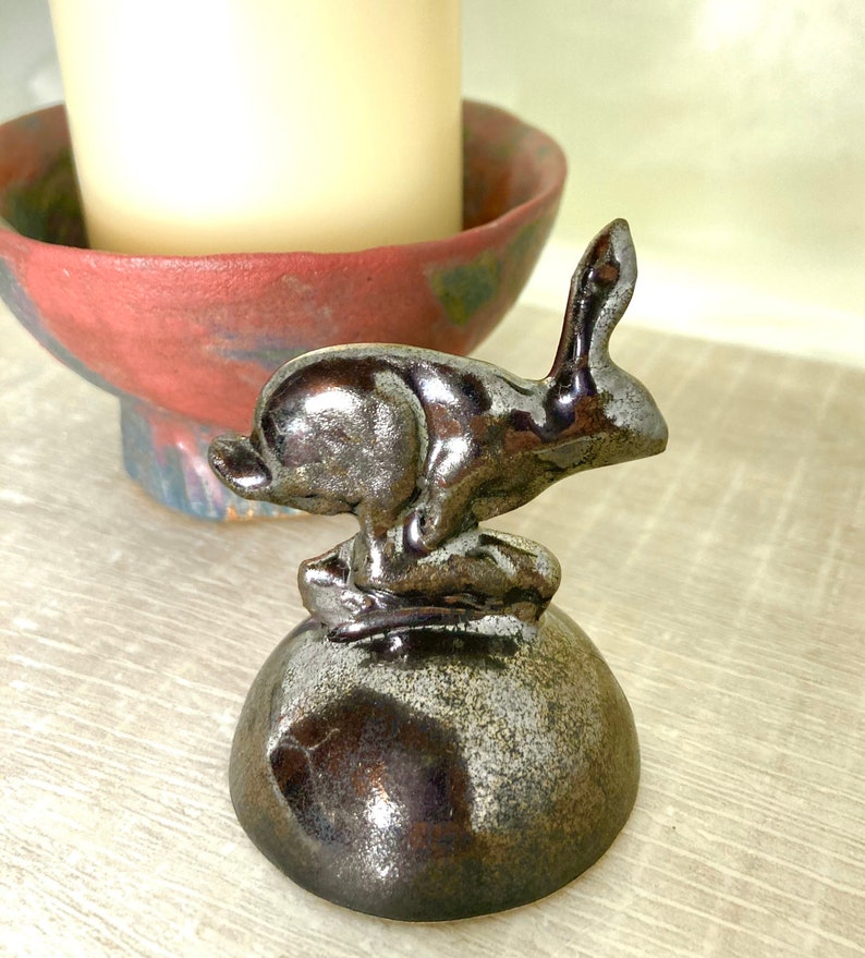Ceramic Hare Candle Snuffer Etsy