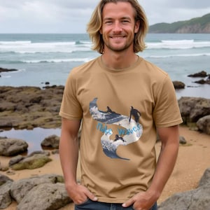 Make Waves Surfing Tee