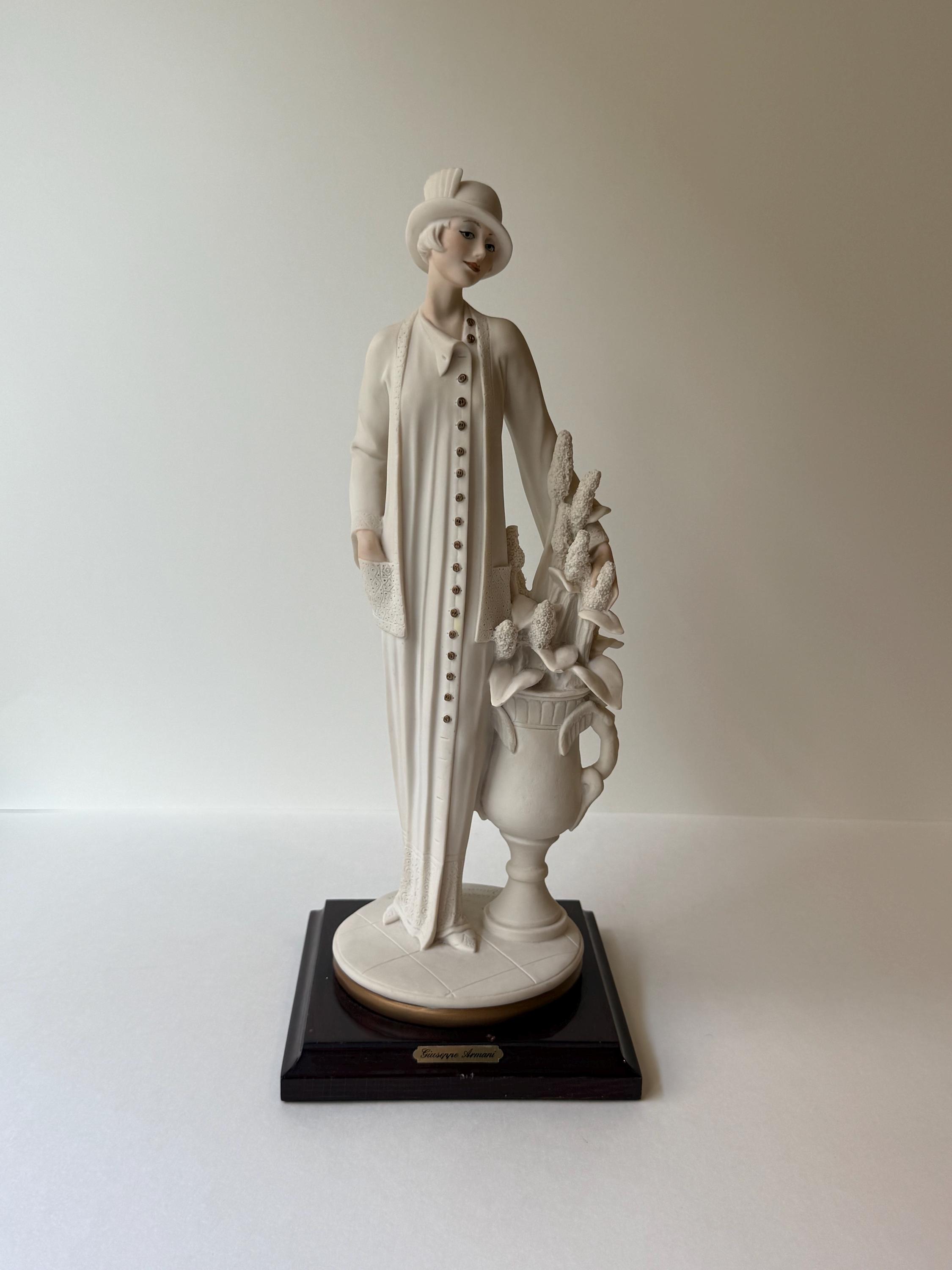 Giuseppe Armani Figurine Lady With Flowers - Etsy