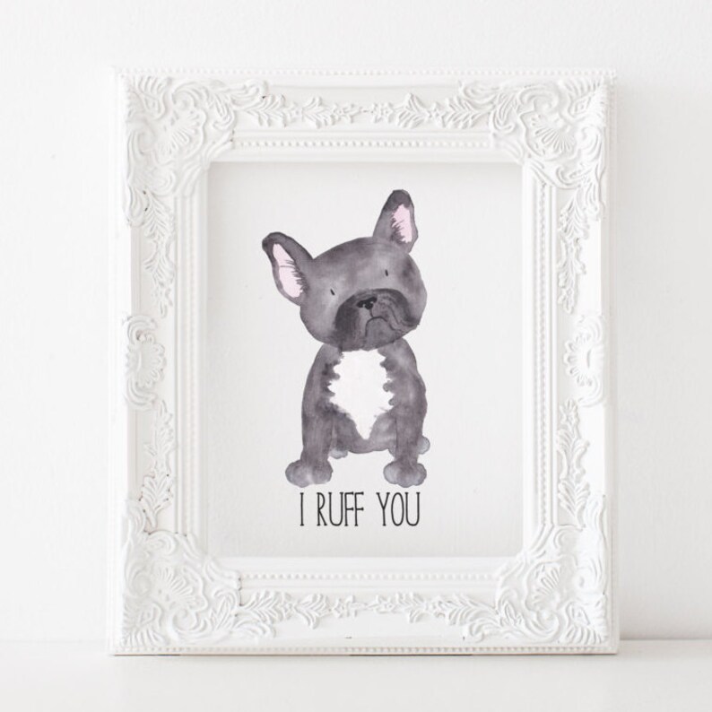 Dog Printable Dog Print Dog Nursery Print Dog Nursery Decor Etsy