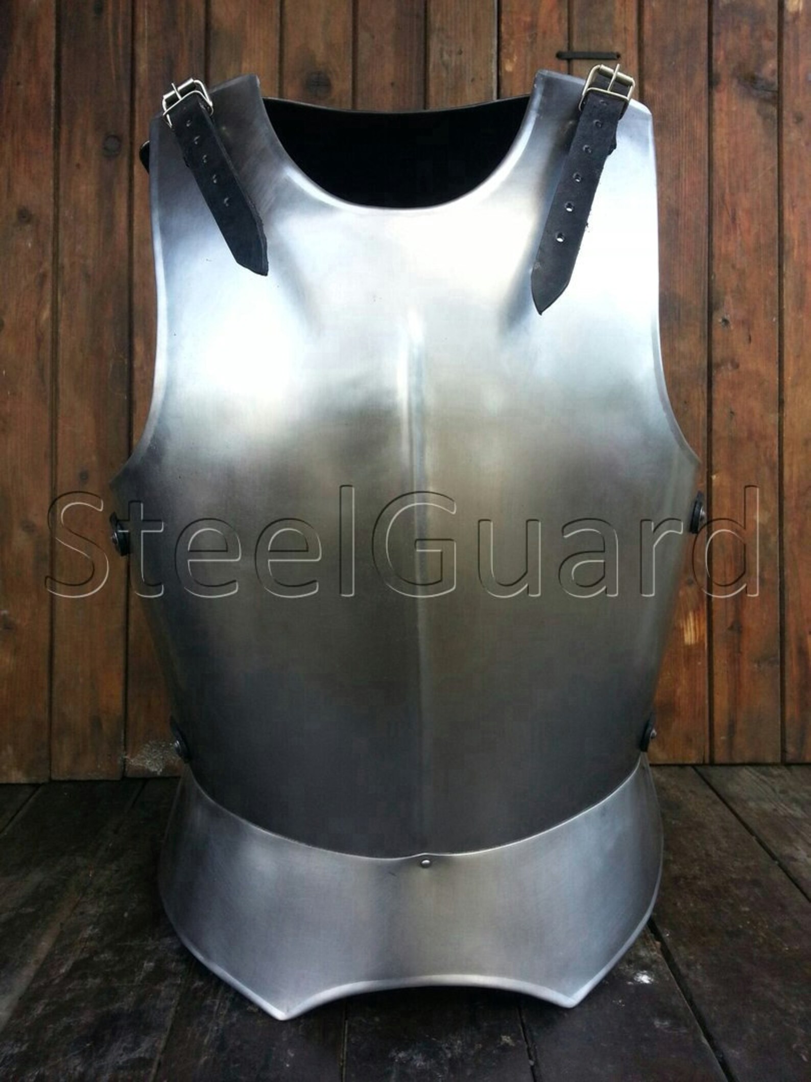 Steel Cuirass breastplate 2 Parts Etsy