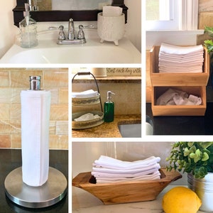 Handecloth Cotton Paper Towel Alternatives How to Store Cotton Reusable Paper Towels