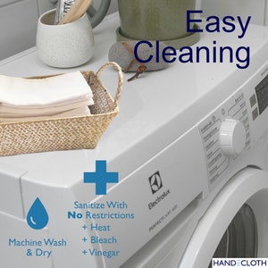 Handecloth Organic CottonKitchen Towels that are eas to clean and sanitize for clean personal towels