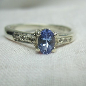 natural tanzanite and  natural diamond ring, woow
