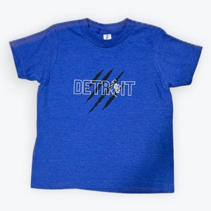 Kids Detroit Claw Tshirt- Detroit Shirt-Football- Football Apparel- Michigan Apparel- Michigan- Football Lover- Football Gifts-Michigan Made