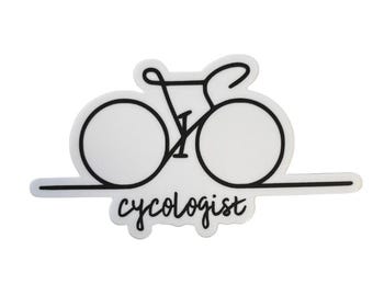 Calcomanía de ciclista