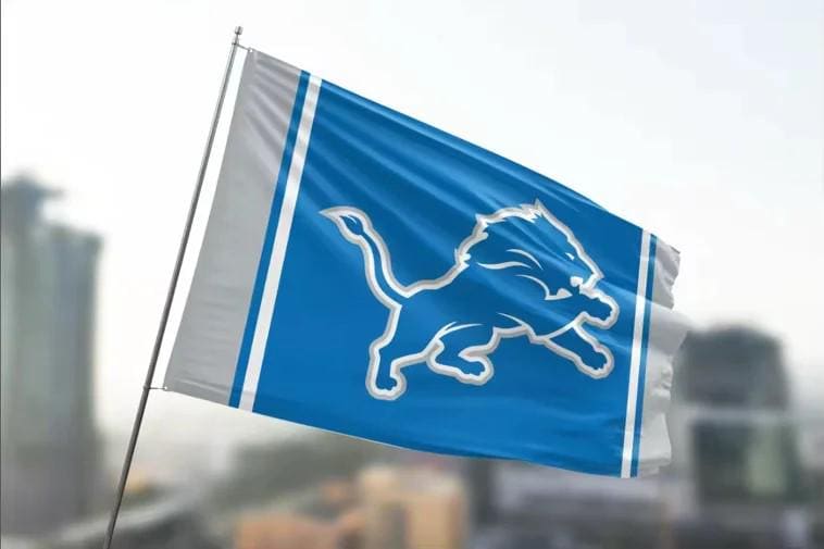 ミシガン州デトロイトライオンズ旗 - Etsy 日本