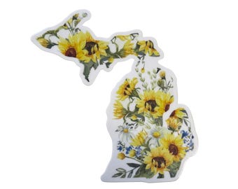 Michigan Sunflower Decal