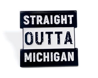 Pin: Directamente de Michigan