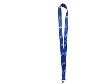 Blue Michigan Great Lakes Lanyard - Michigan Gifts - Love Michigan - Michigan Accessories